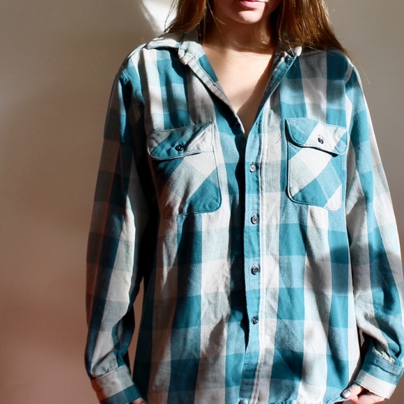 Vintage Button Down Top Made in the USA! - Picture 2 of 5